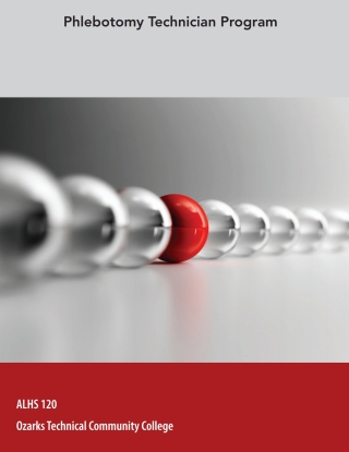 Cover image: Custom eBook for Ozarks Technical Community College: Phlebotomy Technician Program, ALHS 120 9781284017335