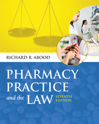 Cover image: Pharmacy Practice And The Law XML VitalBook 7th edition 9781449686918