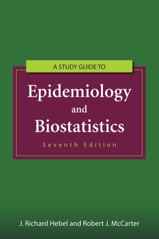 Cover image: Study Guide to Epidemiology and Biostatistics 7th edition 9781449604752