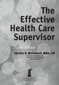 Cover image: The Effective Health Care Supervisor 9781284054415