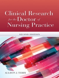 Cover image: Clinical Research for the Doctor of Nursing Practice 2nd edition 9781284045932