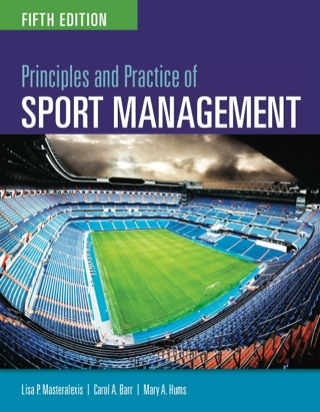 Cover image: Principles and Practice of Sport Management 5th edition 9781449691950