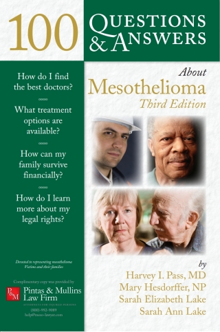 Cover image: 100 Questions & Answers About Mesothelioma 3rd edition N/A