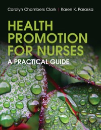 Cover image: Health Promotion for Nurses 1st edition 9780763781637