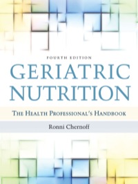 Cover image: Geriatric Nutrition 4th edition 9780763782627