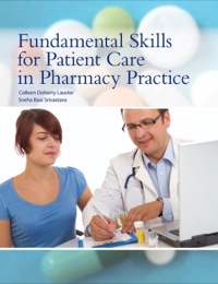 Cover image: Fundamental Skills for Patient Care in Pharmacy Practice 1st edition 9781449645106
