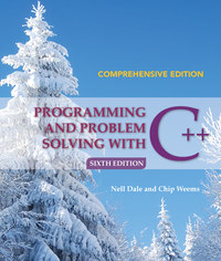 صورة الغلاف: Programming and Problem Solving with C++: Comprehensive 6th edition 9781449694265