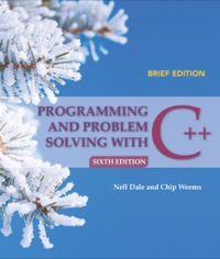 Cover image: Programming and Problem Solving with C++: Brief 6th edition 9781449694289