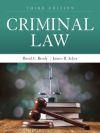 Cover image: Criminal Law 3rd edition 9781449698447