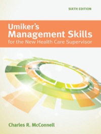 Cover image: Umiker's Management Skills for the New Health Care Supervisor 6th edition 9781449688851