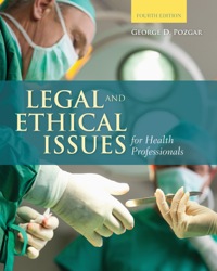 Cover image: Legal and Ethical Issues for Health Professionals 4th edition 9781284036794