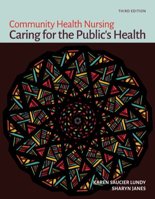 Cover image: Community Health Nursing: Caring for the Public's Health 3rd edition 9781449691493