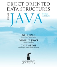 Cover image: Object-Oriented Data Structures Using Java 3rd edition 9781449613549