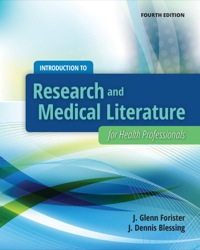 Imagen de portada: Introduction to Research and Medical Literature for Health Professionals 4th edition 9781284034646