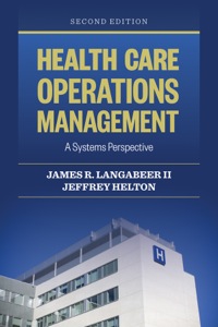 Cover image: Health Care Operations Management 2nd edition 9781284050066