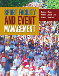 Imagen de portada: Sport Facility and Event Management 1st edition 9781284034790