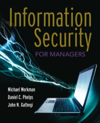 Cover image: Information Security for Managers 1st edition 9780763793012