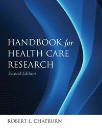 Cover image: Handbook for Health Care Research 2nd edition 9780763778057