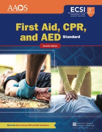 صورة الغلاف: Standard First Aid, CPR, and AED 7th edition 9781284041613