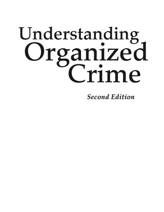 Cover image: Understanding Organized Crime 2nd edition 9781449622572