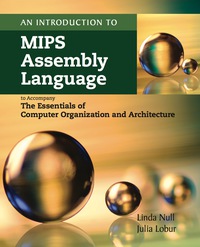 Cover image: An Introduction to MIPS Assembly Language 4th edition 9781284102765