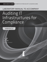 Cover image: Lab Manual to accompany Auditing IT Infrastructure for Compliance Version 2.0, 2nd Edition 2nd edition 9781284059182