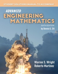 Cover image: Student Solutions Manual to accompany Advanced Engineering Mathematics 6th edition 9781284106312