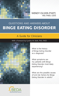 Omslagafbeelding: Questions and Answers about Binge Eating Disorder: A Guide for Clinicians 1st edition