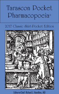 Imagen de portada: Tarascon Pocket Pharmacopoiea 2017 Classic Shirt-Pocket Edition, Thirty-first Edition 31st edition 9781284118995