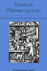 Imagen de portada: Tarascon Pharamcopoeia 2017 Professional Desk Edition, Seventh Edition 7th edition 9781284118957
