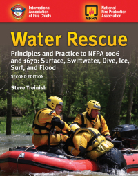Cover image: Water Rescue: Principles and Practice to NFPA 1006 and 1670: Surface, Swiftwater, Dive, Ice, Surf, and Flood 2nd edition 9781284042054