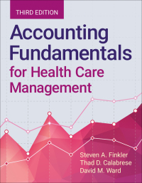 صورة الغلاف: Accounting Fundamentals for Health Care Management 3rd edition 9781284124934