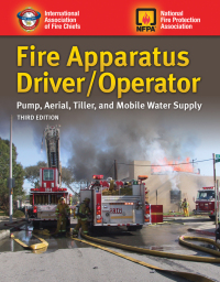 صورة الغلاف: Fire Apparatus Driver/Operator: Pump, Aerial, Tiller, and Mobile Water Supply 3rd edition 9781284147612
