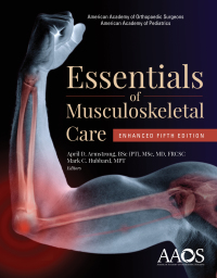 Cover image: AAOS Essentials of Musculoskeletal Care 5th edition 9781284166859