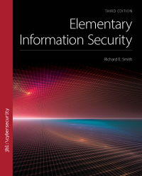 Cover image: Elementary Information Security 3rd edition 9781284153040