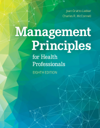 Cover image: Management Principles for Health Professionals 8th edition 9781284183504