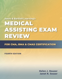 Omslagafbeelding: Medical Assisting Exam Review for CMA, RMA  &  CMAS Certification 4th edition 9781284209204