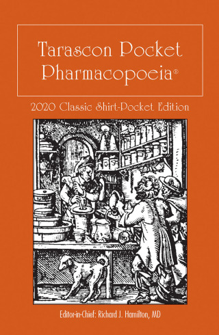 Cover image: Tarascon Pocket Pharmacopoeia 2020 Classic Shirt-Pocket Edition 34th edition 9781284196146