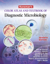 Imagen de portada: Koneman's Color Atlas and Textbook of Diagnostic Microbiology 7th edition 9781284322378