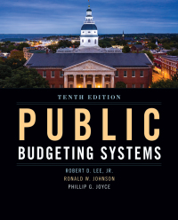 Omslagafbeelding: Public Budgeting Systems 10th edition 9781284198980