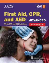 Omslagafbeelding: Advanced First Aid, CPR, and AED 8th edition 9781284231434