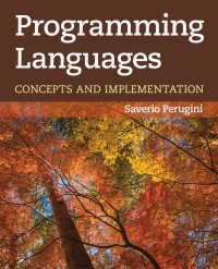 Imagen de portada: Programming Languages: Concepts and Implementation 9781284222722