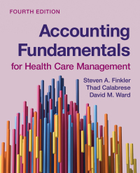 Cover image: Accounting Fundamentals for Health Care Management 4th edition 9781284265200