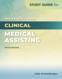صورة الغلاف: Study Guide for Jones & Bartlett Learning's Clinical Medical Assisting 5th edition 9781284217919