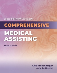 Cover image: Jones & Bartlett Learning's Comprehensive Medical Assisting 5th edition 9781284208832