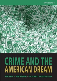 Cover image: Crime and the American Dream 5th edition 9781111346966