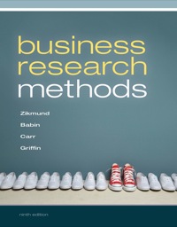 Cover image: Business Research Methods 9th edition 9781111826949