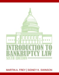 Cover image: Introduction to Bankruptcy Law 6th edition 9781285244549