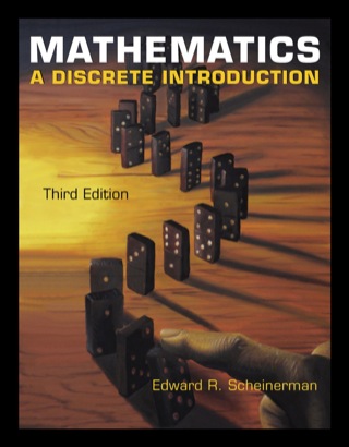Cover image: Mathematics: A Discrete Introduction 3rd edition 9781285208756