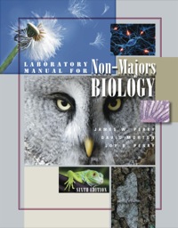 Cover image: Laboratory Manual for Non-Majors Biology 6th edition 9781285304632